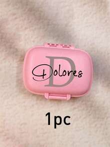 LICVIC Hộp đựng thuốc in tên theo yêu cầu, Hộp đựng thuốc du lịch cá nhân hóa, Túi đựng thuốc in chữ cái đầu theo yêu cầu, Ví đựng thuốc có thể tùy chỉnh, Hộp đựng thuốc, Hộp đựng thuốc dễ thương, Quà tặng sinh nhật, Quà tặng Ngày của Cha, Nhỏ gọn, Chống thấm nước và chống ẩm, Du lịch, Cắm trại, Hoạt động ngoài trời, Quà tặng cho bạn bè, Mẹ, Cha, Ông bà - Nhiều màu - Xem 15