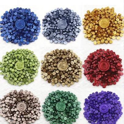 Octagonal Wax Seal Beads, Suitable For Stamps, Handmade Cards & Envelopes Decoration, Wax Sealing, Can Be Used For DIY Crafts, Gift Packaging, Envelope Sealing, Party Invitations, Scrapbooking, Etc.