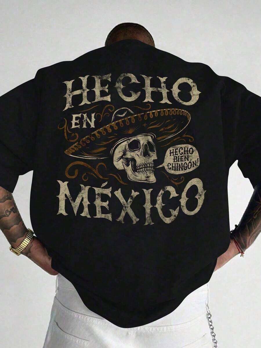 ClassicCamiseta de manga corta para hombre de verano,% poliéster, estilo versátil, ajuste amplio, peso , 1 piezaSummer Tee - Negro - Ver 1