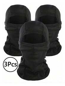 1/2/3pcs Unisex Balaclava Ski Mask, Motorcycle Neck Warmer, Breathable Sports Face Cover, Suitable For Outdoor Travel, Hiking, Climbing, Great Gift For Friends And Family - Multicolor - View 2