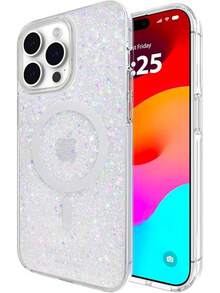 Kate Spade New York - Funda para iPhone 15 Pro MAX, Compatible con - Tortoiseshell - Brillantina gruesa iridiscente - Ver 12