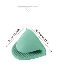 1pc Microwave Oven Heat Insulation Gripper, Kitchen Silicone Oven Mitts, Silicone Mini Anti-Scald Bowl Clamp, Bowl/Dish Clamp - Multicolor - View 4