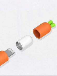 兼容 Apple Pencil 第一代和第二代，可爱胡萝卜硅胶笔套，卡通 Apple Pencil 保护套