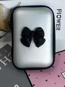 1pc Multi-Functional Data Cable Protector, Creative 3C Digital Accessories Pouch (With Zipper EVA Storage Bag), Bluetooth Earphone Storage Box, Square CCD Camera Bag - Multicolor - View 15