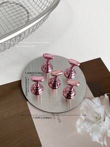 美甲装饰品，跨境热销圆形、方形、多边形金属磁性底座美甲展示架，指甲油架，韩式美甲用品，摄影道具，DIY配件