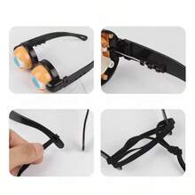 疯狂眼睛眼镜玩具，成人派对用品，趣味搞怪圣诞节生日礼物，塑料新奇眼镜，复活节礼物 - 彩色 - 查看 6