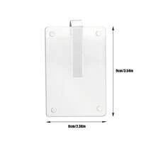 Vertical Sun Visor Photo Clip (Suitable For Film), Personalized DIY Photo, Car Decor, Couple Photo, Pet Memorial Photo Frame Clip - White [suitable for  Photo Paper Without Cutting] - View 5