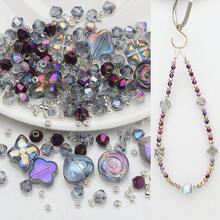 DIY手链、项链、手机挂绳材料——水晶玻璃珠 - 彩色 - 查看 9
