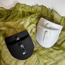 2片/4片装 15mm厚隐形泡沫肩垫，黑白高弹力裸肩垫，适用于夹克、婚纱、T恤、时尚配饰，防滑设计，经久耐用，单手扣合，易于穿戴，透气超薄隐形肩垫 - 彩色 - 查看 10