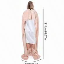 1pc 4-In-1 Travel Blanket Pillow - Plush Soft Comfortable Thick Yet Lightweight Travel Pillow And Blanket Set With Hanging Hook