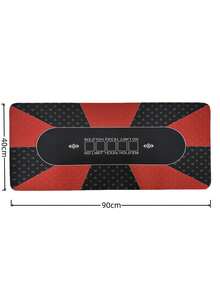 德州扑克垫扑克地毯高级和豪华便携式扑克桌盖，防水扑克布 - 扑克地毯高温热印，降噪，防滑，防污圣诞礼物 - 彩色 - 查看 2