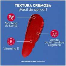 LABELLO Bálsamo Labial Caring Beauty Red (4.8 g), Color Intenso y Cuidado Duradero con Vitamina E y Aceite de Almendras Orgánico - / - Ver 5