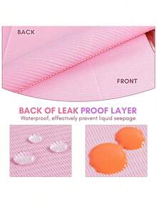 200/125/50/20/1pc Nail Art Table Mats Disposable Nail Paper Towels,Pink Waterproof 3 Ply Nail Art Paper 13" X 18" Pads For Nail Table Decoration Kit,Nail Art Accessories - Multicolor - View 6