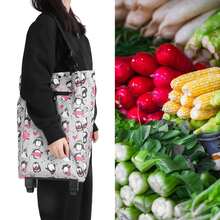 Carrito de Compras Plegable con Ruedas Flexibles - Gran Capacidad, Ideal para Jóvenes en Acampadas, Unisex Bebé - Multicolor - Ver 1