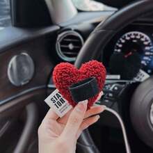 1pc Heart-Shaped Gear, Decorative Steering Wheel, Gear Lever, Central Control Screen, Wiper, Turn Signal, Car Interior Decoration Ornament - Multicolor - View 3