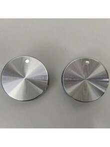 2pcs 6mm Aluminum Alloy Gas Stove Knobs - Durable Metal Kitchen Cooktop Burner Control With Textured Handle, Easy To Operate, Fit Most Grills And Ovens, Stove Top Protector - Multicolor - View 6