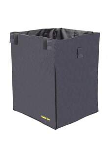 Bolsa Premium para Carrito de Compras o Lavandería de 39, 4x43, 2x52, 1 cm - Poliéster Negro, Resistente y ácil de Desmontar - Negro - Ver 3