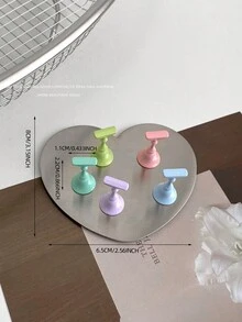 美甲装饰品，跨境热销圆形、方形、多边形金属磁性底座美甲展示架，指甲油架，韩式美甲用品，摄影道具，DIY配件