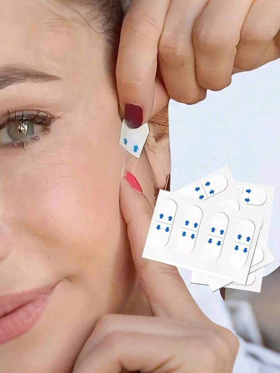 Mặt nạ nâng cơ mặt tức thì, băng dán nâng cơ mặt, miếng dán nâng cơ mặt liền mạch, phù hợp cho da mịn màng, miếng dán nâng cơ mặt vô hình - miếng dán làm săn chắc hình chữ V trong suốt, chống thấm nước cho vùng mắt, cằm đôi và cổ, miếng dán làm săn chắc da vô hình, hiệu quả tức thì.