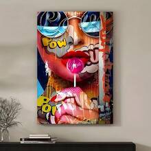 Un póster de impresión en lienzo con marco de madera, promoción de San Valentín, Pascua, arte vívido, inspiración de cómic, con texto colorido y diseño de gafas de moda, adecuado para decoración moderna del hogar, perfecto para dormitorio, sala de estar, oficina, idea de regalo, decoración de habitación - pinturas decorativas con marco para sala de estar, póster, con marco, pósters, pinturas para la pared, marcos para pinturas, pintura, Virgen de Guadalupe, habitacionescuadros decorativos para sala,poster,con marco,posters,cuadros para la pared ,marcos para cuadros,cuadro,virgen de guadalupe,salas - transparente - Ver 4