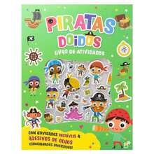 Livro De Atividades Piratas Doidos Olhos Divertidos - Tamanho Único - Visão 1