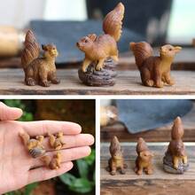 Miniature Resin Animal Figurines – Tiny Forest & Farm Mini Animals Set For Fairy Garden Decor, DIY Micro Landscape, Moss Terrarium, Bonsai, Plant Pot & Desktop Scene Accessories - 彩色 - 查看 22