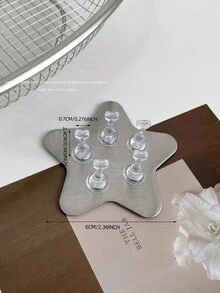 美甲装饰品，跨境热销圆形、方形、多边形金属磁性底座美甲展示架，指甲油架，韩式美甲用品，摄影道具，DIY配件