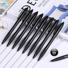 Sikao Pens Bulk, 60 Pack Gripped Slimster Ballpoint Pens Black Ink 10mm Medium Point Smooth Writing, Click Pens With Comfort Grip For Teachers, Students, Restaurant Servers, School &Amp; Office Use - ColorA - 查看 2