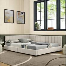 Futons - Beige + Velvet + 160cm*200cm - View 7