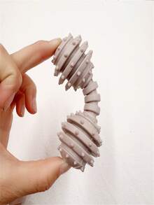 4pcs Random Dog Chew Toys Set, Suitable For Puppies, Cute Small Dog Toys, Puppy Teething Toys, Soft Interactive Chew Squeaky Toys, Suitable For Small Dogs, Pet Supplies Dog Chew Toys, Cat Toys, Teething Toys For Puppies And Small/Medium Dogs (Random Style) - Grey - View 9