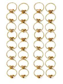 10个/套闪亮金属弹力发圈组合，多种款式发圈，用途广泛 - 适合女孩，满足儿童上学、玩耍、活动等日常需求