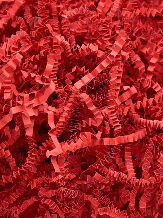 1包，100克皱纹纸碎屑填充物，适用于婚礼、情人节、万圣节、父亲节、母亲节派对装饰，皱纹纸碎屑拉菲草易碎礼品保护