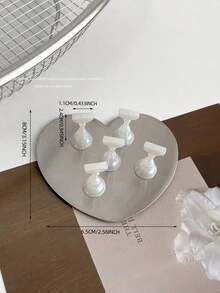 美甲装饰品，跨境热销圆形、方形、多边形金属磁性底座美甲展示架，指甲油架，韩式美甲用品，摄影道具，DIY配件