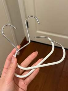 2pcs Hat And Accessory Storage Rack Set – Ultra Versatile Closet Organizer For Wardrobe, Dormitory And Bedroom Use, Space-Saving Design With Easy-Access Compartments To Hold Accessories, Scarves, Belts, Baseball Caps, And Suspenders, Durable Hanging Shelf System For Clean, Tidy, Convenient Storage Ideal For Small Apartments, Dorm Rooms, And Shared Living Spaces; Easy To Install On Doors Or Inside Closets; Compact Footprint Fits Tight Corners; Lightweight Yet Sturdy, Stays Organized Daily - White - View 7