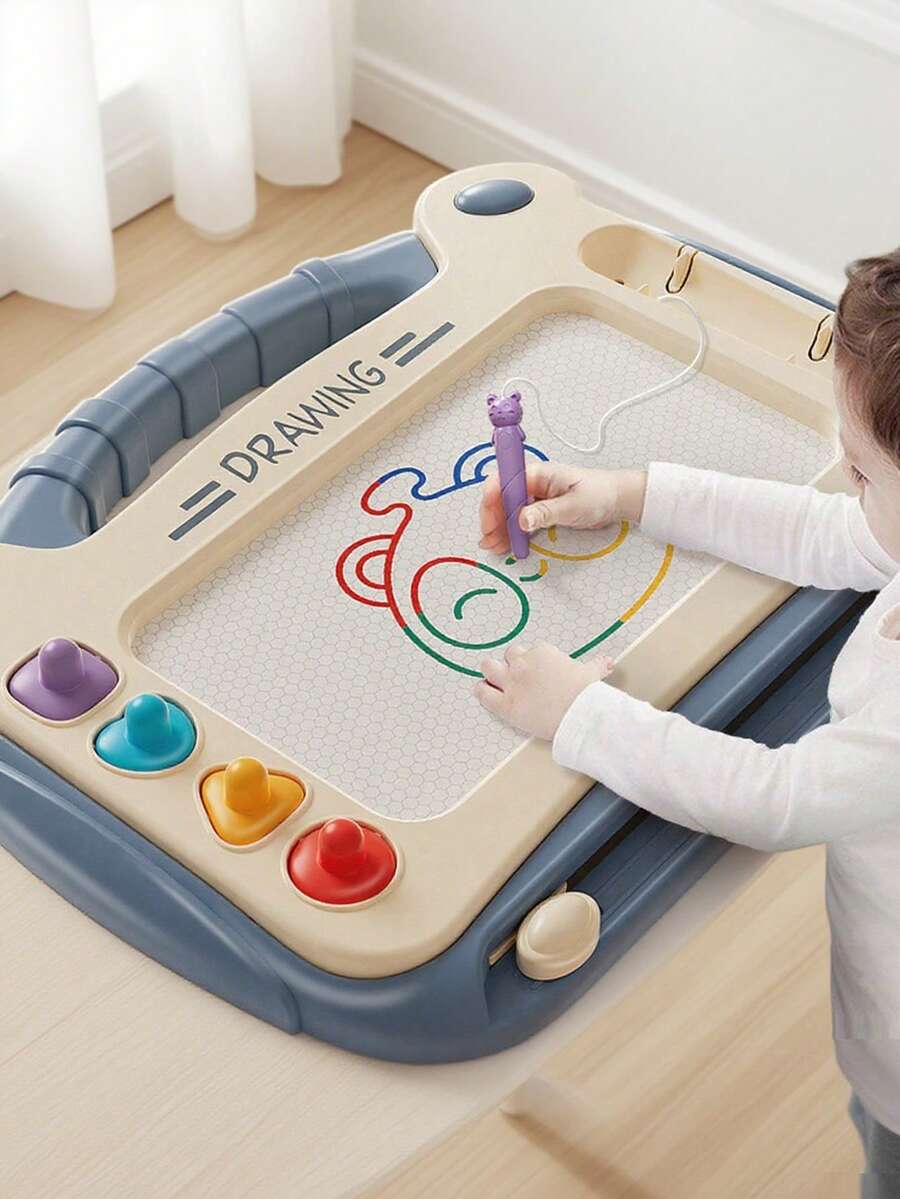 Children's Drawing Toys, Sports Aesthetic Toys, Children's Scribble Drawing Board, Learning And Educational Toys For Boys And Girls, With Magnetic Stamps, Children's Writing Board And Drawing Board Supplies, Birthday Gifts, Halloween Gifts, Christmas Gifts, Back To School (This Product Has Multiple Patterns, Randomly Sent, Some Accessory Colors Are Randomly Distributed, And The Manually Measured Size May Have Slight Deviations) - Multicolor - View 1
