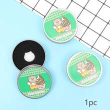 1/2 Pcs - Makeup Brush Cleaning Sponge Box, Portable Quick-Dry Eyeshadow Brush Case, Lazy Makeup Brush Cleaning Sponge That Won't Damage Bristles, Cute Cat And Bear Shapes, Perfect For Cleaning Makeup Brushes And Beauty Tools - Multicolor - View 11