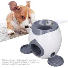 Lanzador Automático de Pelotas para Perros para Entrenamiento de Perros, Lanzador Interactivo de Pelotas de Tenis, Máquina de Búsqueda para Perros Pequeños Y Grandes, para Interiores Y Exteriores(Gris claro 10) - Multicolor - Ver 8