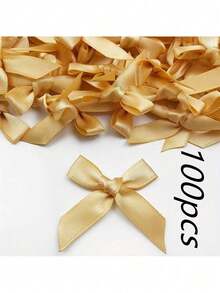 100pcs Colorful Mini Bow Crafts, Small Ribbon Bows For Handmade Decoration, Small Fabric Bows For Clothing Decoration, Cute Accessories For DIY Crafts, Gifts, Parties, Cakes - Nhiều màu - Xem 12