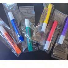 1/3/6pcs Set Magic Lotus Bubble Pens, DIY Popcorn Bubble Drawing Pens, 6 Colors Neon Paint Pens Set, Fluffy Bubble Pens, Suitable For 3D Art Creation, Cultivate Children's Color Matching Ability - Multicolor - View 10