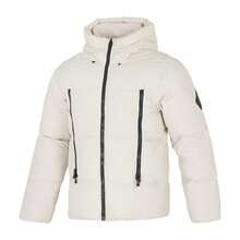 Under Armour LIMITLESS DOWN JACKET Women's Hooded Down Jacket, Comfortable Casual Outerwear - Off White - View 1