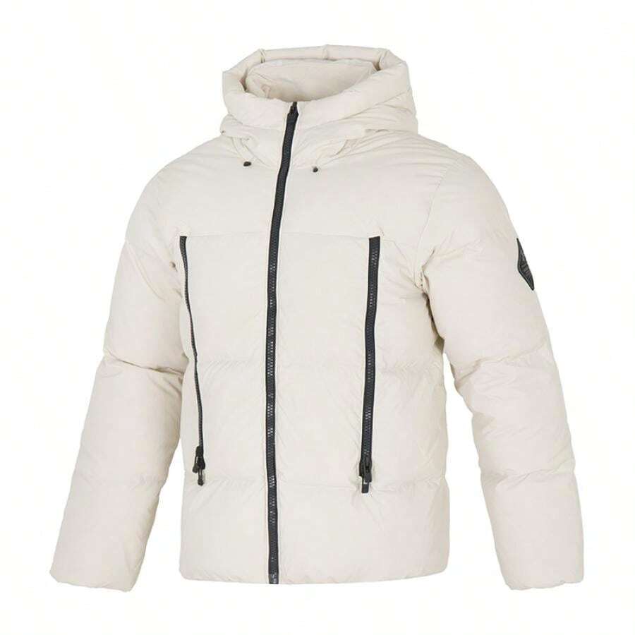 Under Armour LIMITLESS DOWN JACKET Women's Hooded Down Jacket, Comfortable Casual Outerwear - Off White - View 1