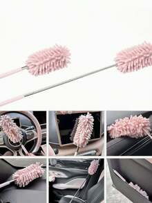 可伸缩除尘掸，防静电除尘掸，汽车除尘刷，家居清洁工具 - 彩色 - 查看 6