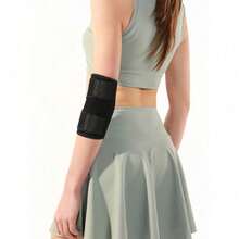 1pc Elbow Support Brace - Comfortable Sports Fitness Protector For Men And Women - Black - View 3