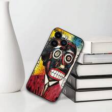 J-Jean M-Michel-Basquiat Art Phone Case For  16 15 11 13 14 Pro Max 7 8 Plus X Xr Xs Max 12mini Black Shell Cover Case. Christmas Accessories. Christmas Decoration  16 Pro Case  16 Case New And Popular Phone Case Styles Christmas Phone Case  17 Pro Max Case  Cases - Z10 - 查看 10