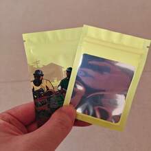 20/50/100pcs Reusable Polyester Film Zipper Storage Bags, Waterproof Odor-Proof Self-Sealing Bags, Packaging Bags, Storage Bags, Gift Wrapping Bags