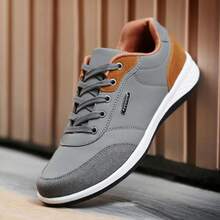 Zapatillas Ligeras para Hombre YRZL, Transpirables, Cómodas, Zapatillas de Correr para Hombre, Nuevas Antideslizantes, Duraderas, Suaves, Zapatos Deportivos Casuales para Exteriores - blanco gris - Ver 4