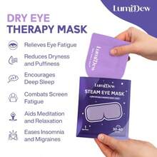 SLAWSteam Eye Mask Self Heating Heated Eye Mask For Sleep Warm Compress For Eyes Moist Heat For Dry Eye Relief Stye Eye Treatment Spa Travel Essentials And Relaxation Gifts Unscented 16 Pack - như hình ảnh - Xem 2