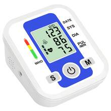 Monitor portatile per la pressione sanguigna al braccio, sensore di pressione, monitor della pressione sanguigna, apparecchio per la misurazione automatica della pressione, tensiometro digitale, bracciale per il braccio superiore, monitor della pressione sanguigna elettronico, sfigmomanometro, tonometri