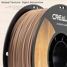 Creality Filamento PLA de Madera, Filamento Para Impresora 3D de 1.75mm, Textura Suave Y Sedosa, Resistente, 1KG (2,2Lb)/Carrete, Para Mayoría Las Impresoras 3D - 1 kg, Madera - Ver 10