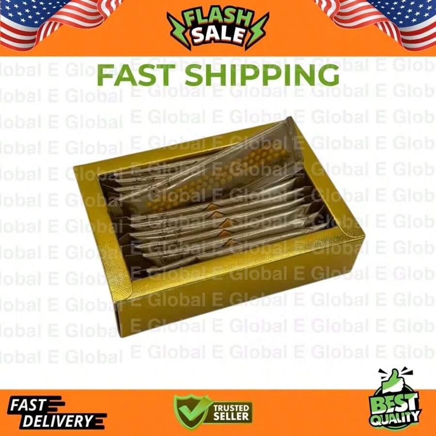 Large 12 Pack Of Natural Honey Pack With Natural Jelly - Bee Pollen From Ginseng & Herbs, Full Box Of 20G Honey 12 Sachets - 其他 - 查看 1